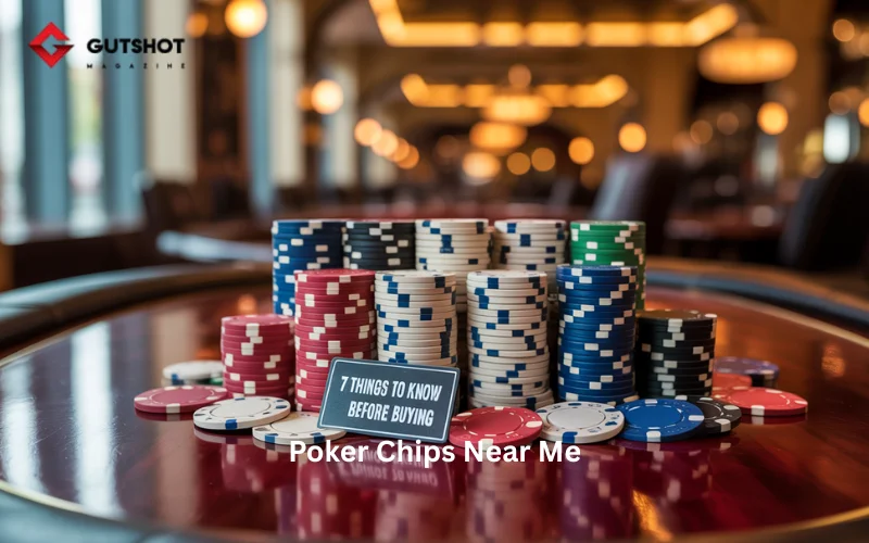 poker chips near
